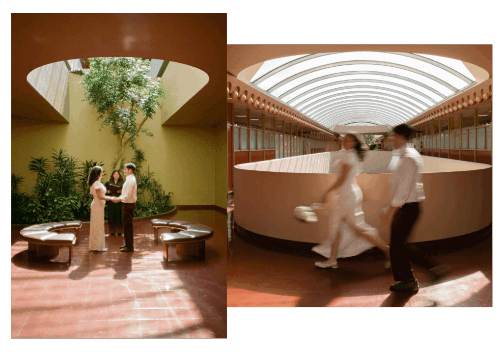 Getting married at Marin County Civic Center
