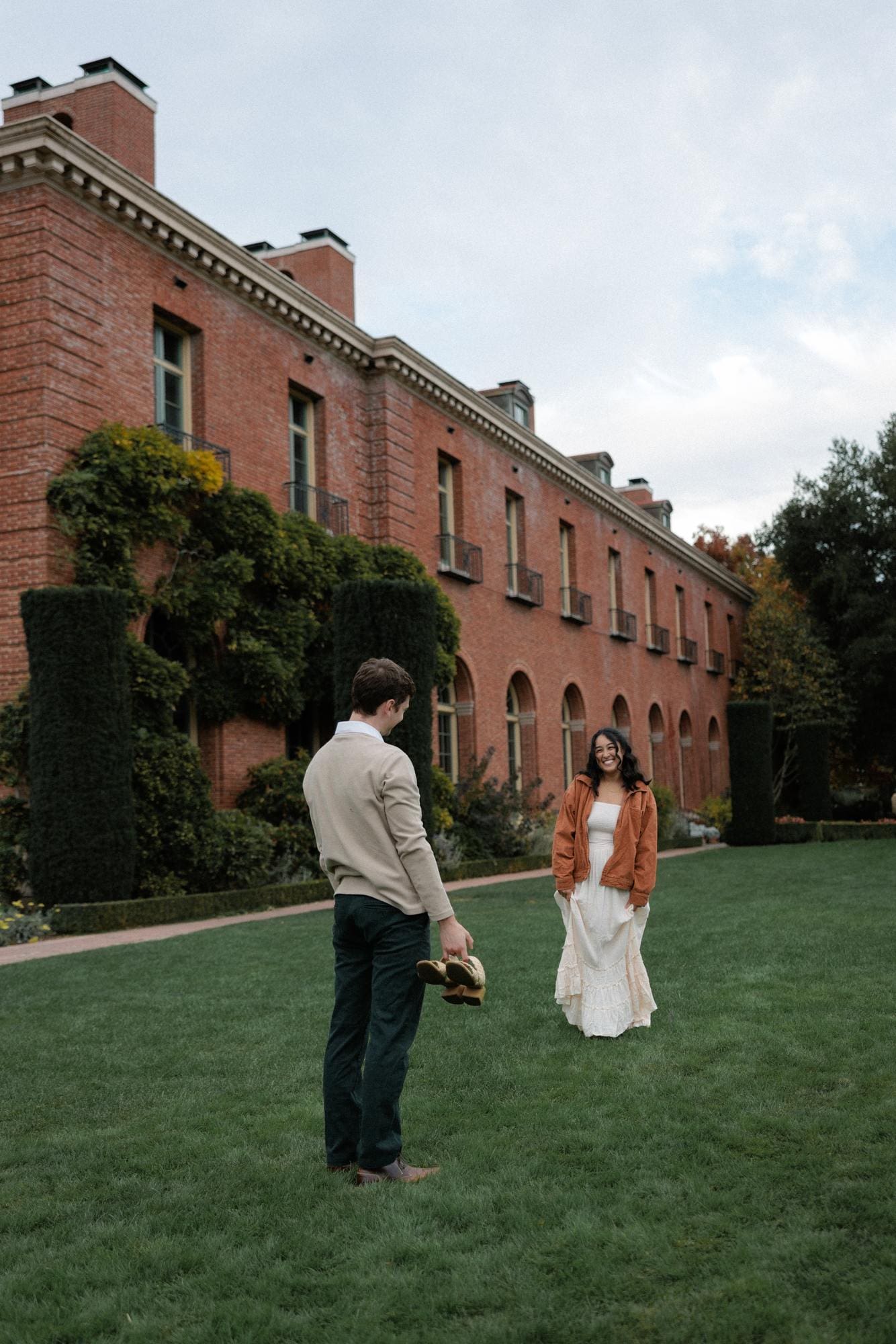 Engagement session at Filoli Gardens